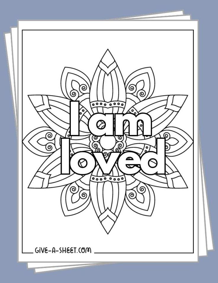 Positive affirmations coloring pages free pdf printables coloring pages paper template free free printable coloring pages