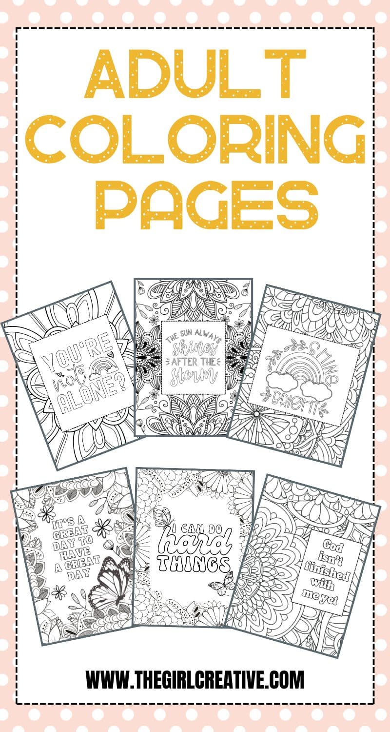 Free adult coloring sheets to keep you sane and relieve stress