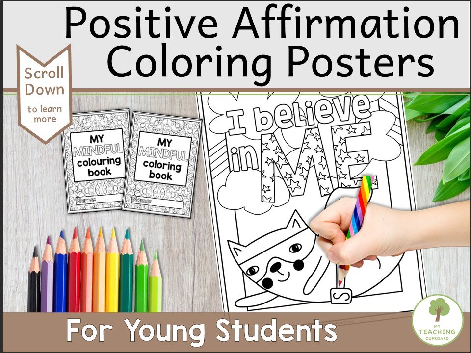 Positive affirmations to colour