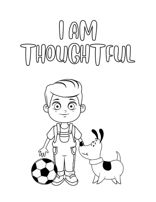 Free words of affirmation for kids coloring pages