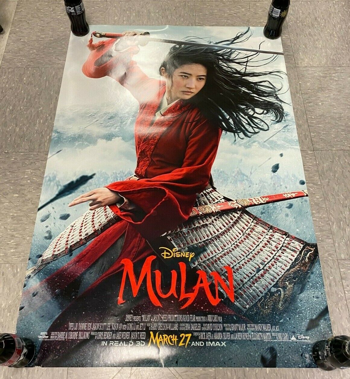Disney mulan movie theater x advance promo poster m