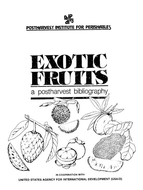 A postharvest bibliography