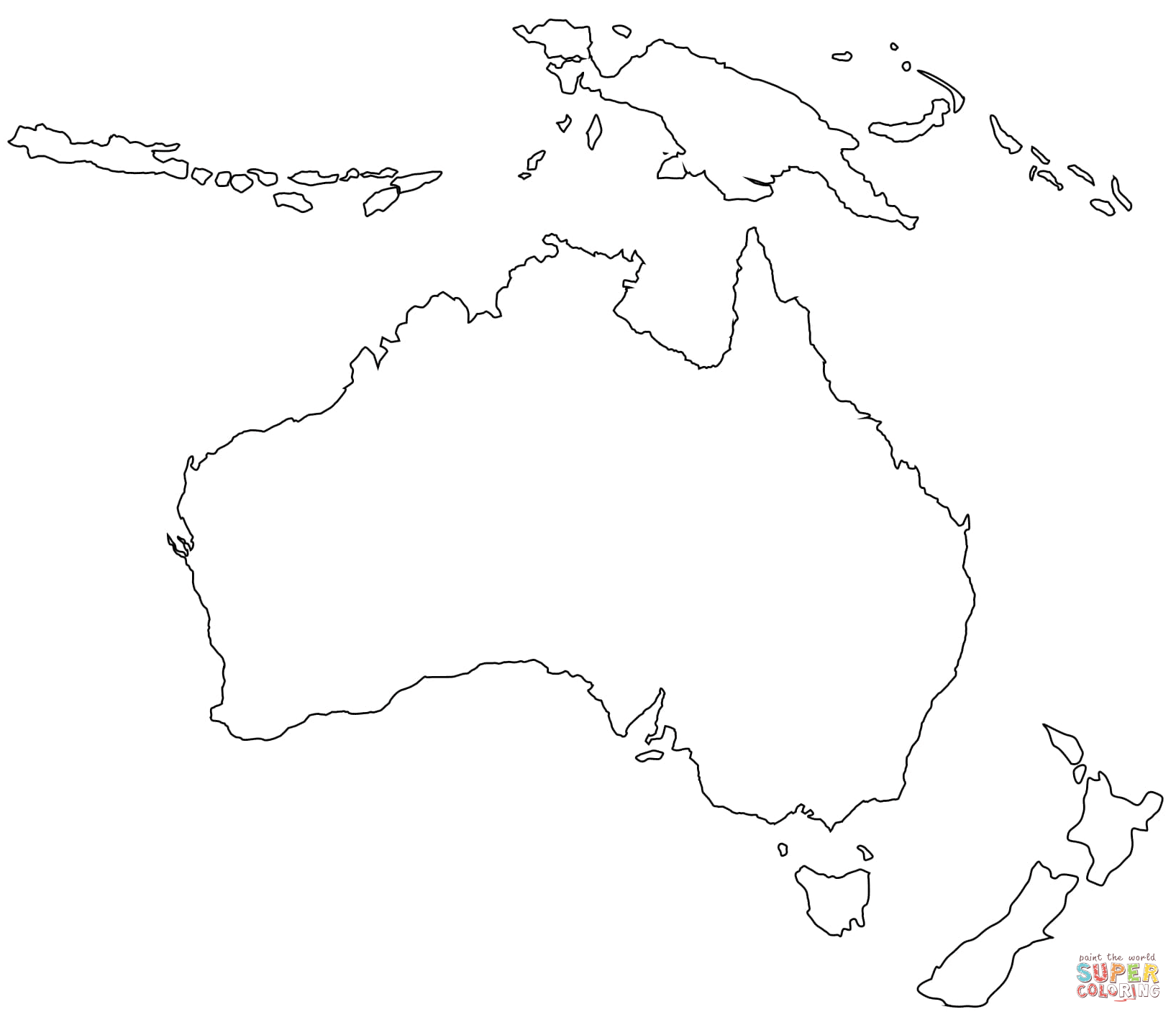 Australian ããriviivakartta vãrityskuva