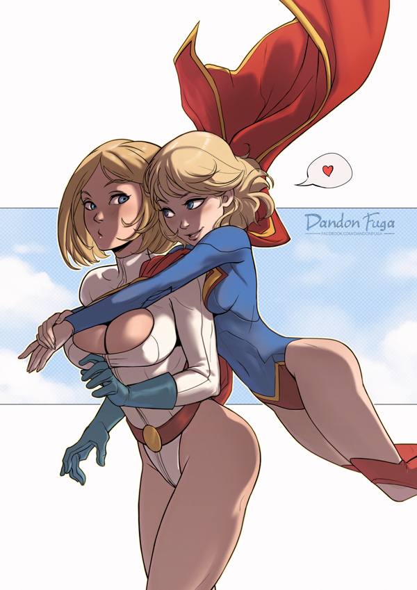 Powergirl and supergirl dc ics know your meme