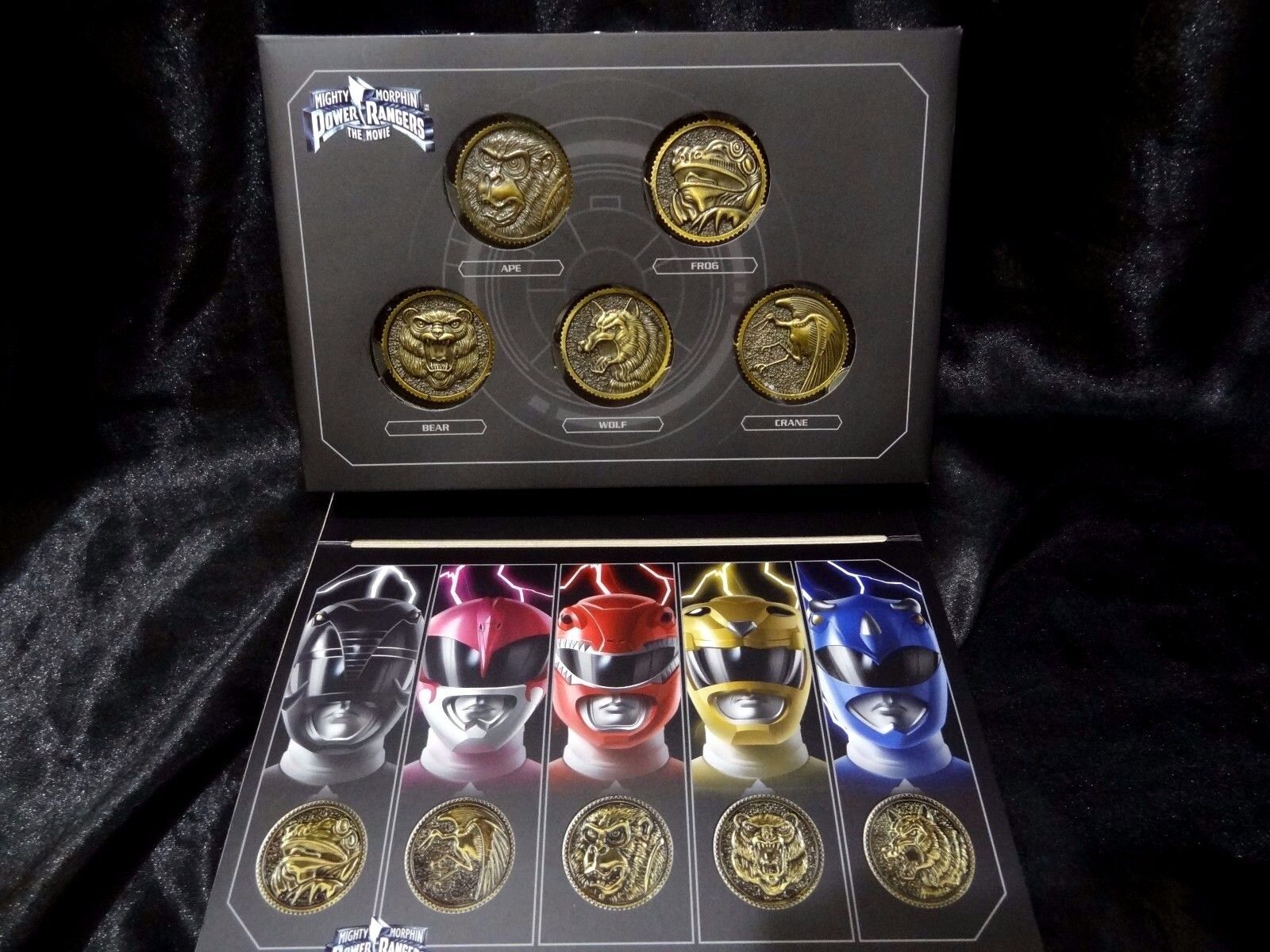 Power rangers legacy ninjetti diecast morpher coins set mib mighty morphin ninja