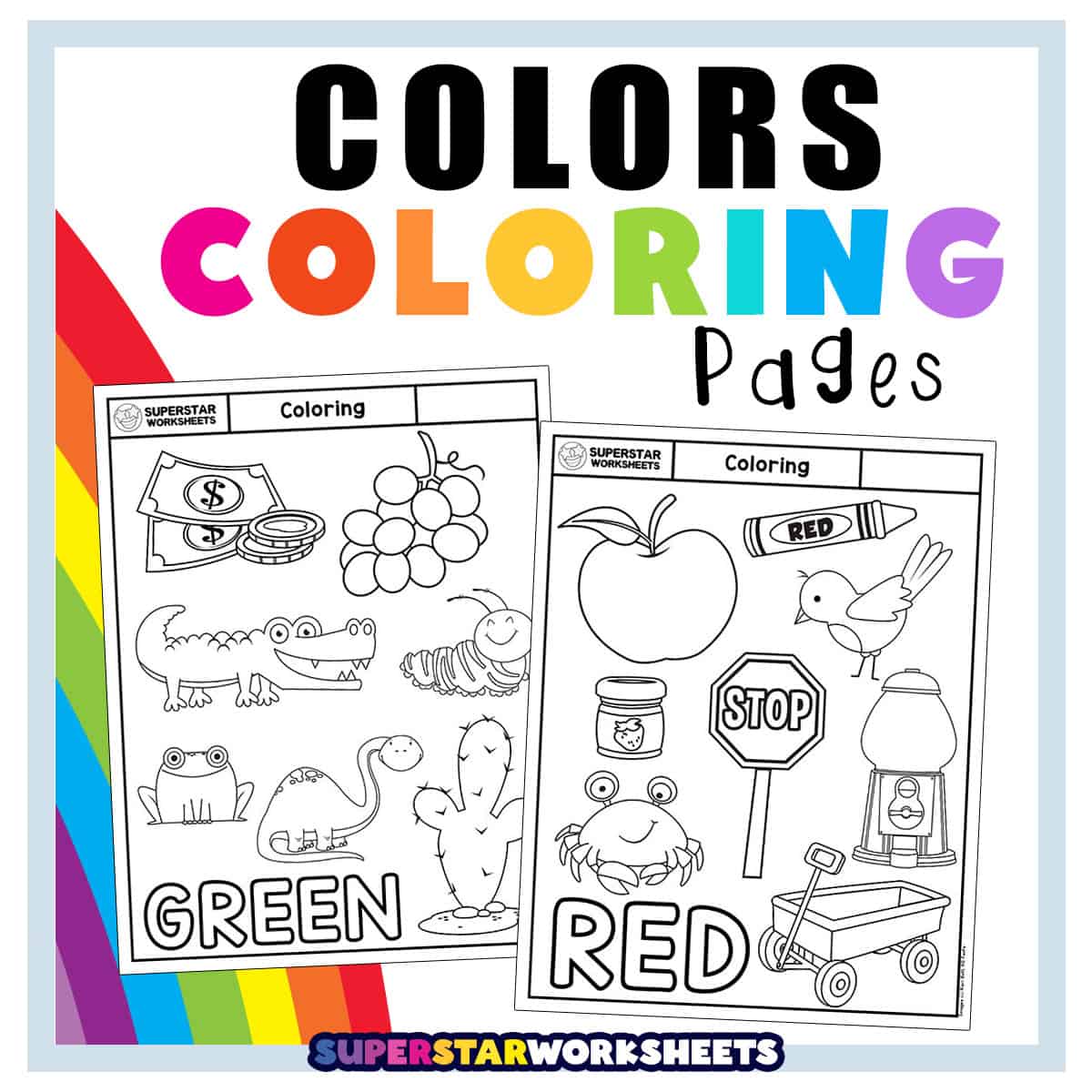 Coloring worksheets for preschool