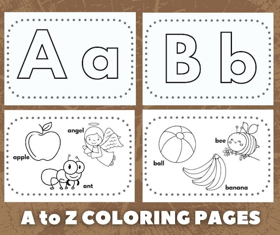 Printable alphabet coloring pages abc printable flashcards pre