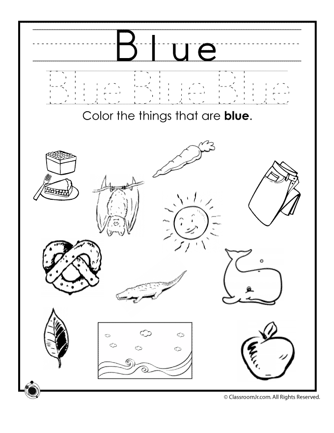 Learning colors worksheets for preschoolers woo jr kids activities childrens publishing