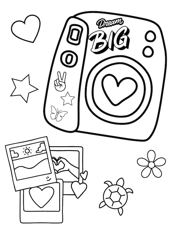 Teen girls coloring pages teens coloring pages preppy aesthetic coloring teen printables vsco pdf coloring yk coloring pages