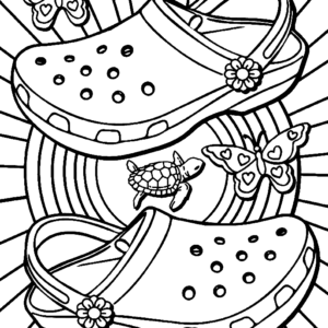 Aesthetic drawing coloring pages printable for free download