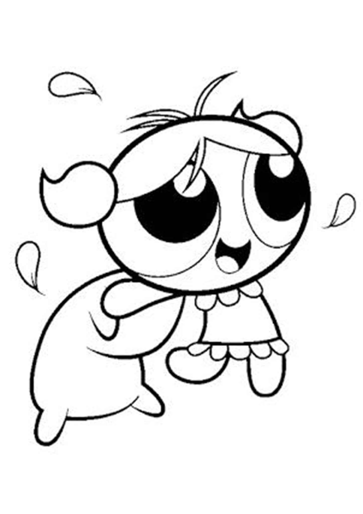 Free easy to print powerpuff girls coloring pages