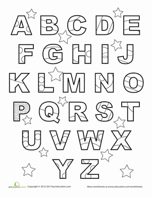 Introduce your child to the alphabet with this abc coloring page even if your child is too youâ abc worksheets alphabet worksheets preschool abc coloring pages