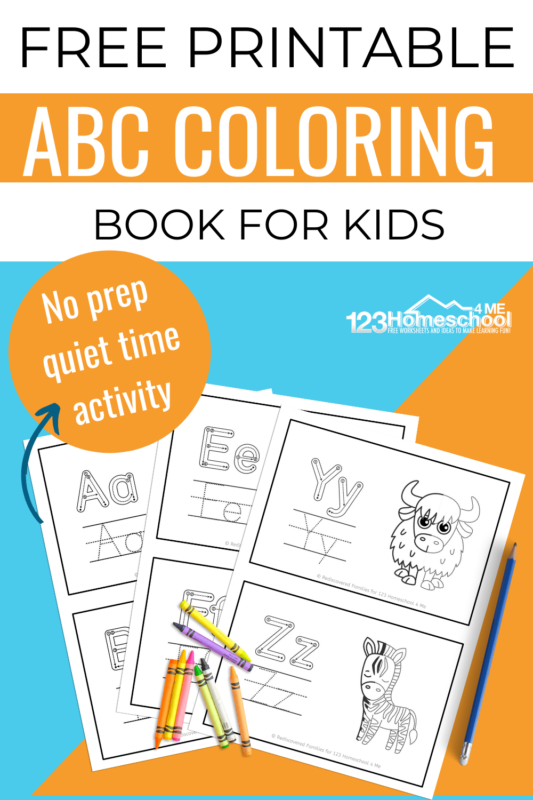 Free abc coloring pages for kids to print and color