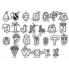 Top free printable abc coloring pages online