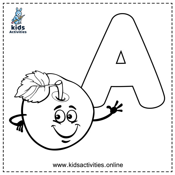 Abc coloring pages