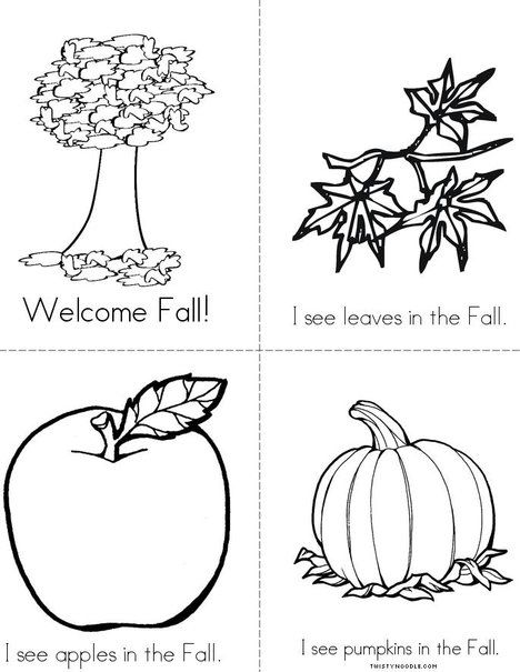 Wele fall mini book preschool crafts fall fall preschool fall worksheets