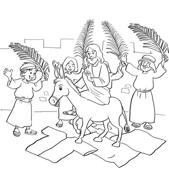 Palm sunday coloring page ideas palm sunday coloring pages bible coloring