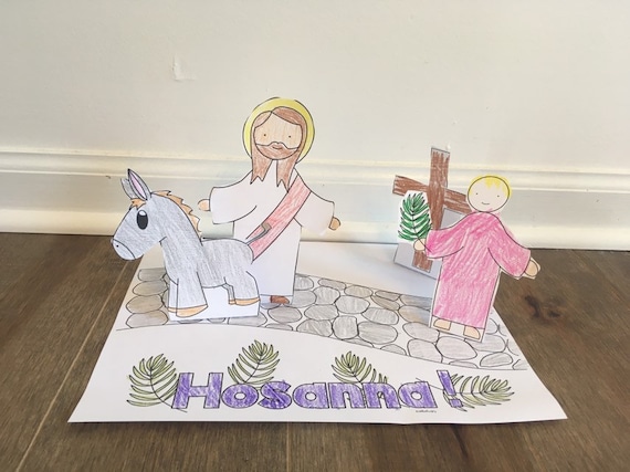 Palm sunday passion holy week coloring page sheet lazy liturgical year catholic resources for kids feast day holiday prayer activity jesus