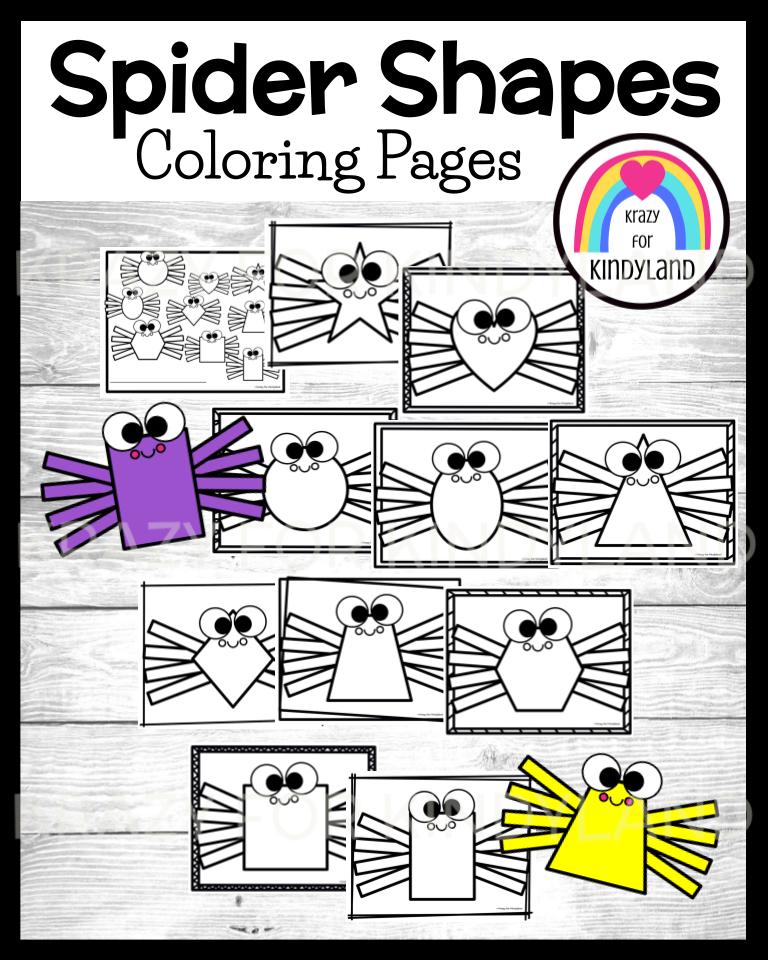 October coloring pages shape activity