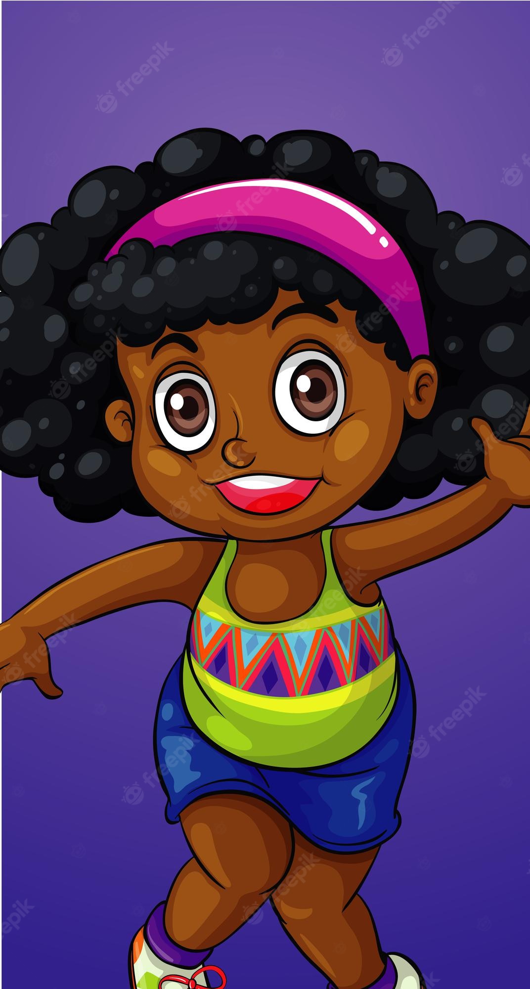 Black girl cartoon images