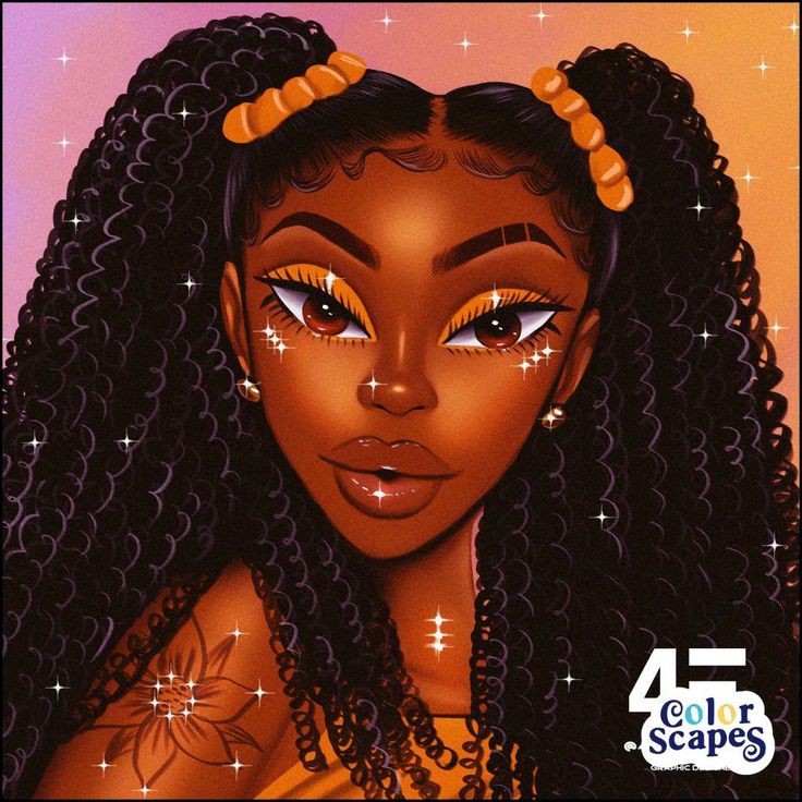 Pin by lowkeycay on art black girl cartoon black love art drawings of black girls