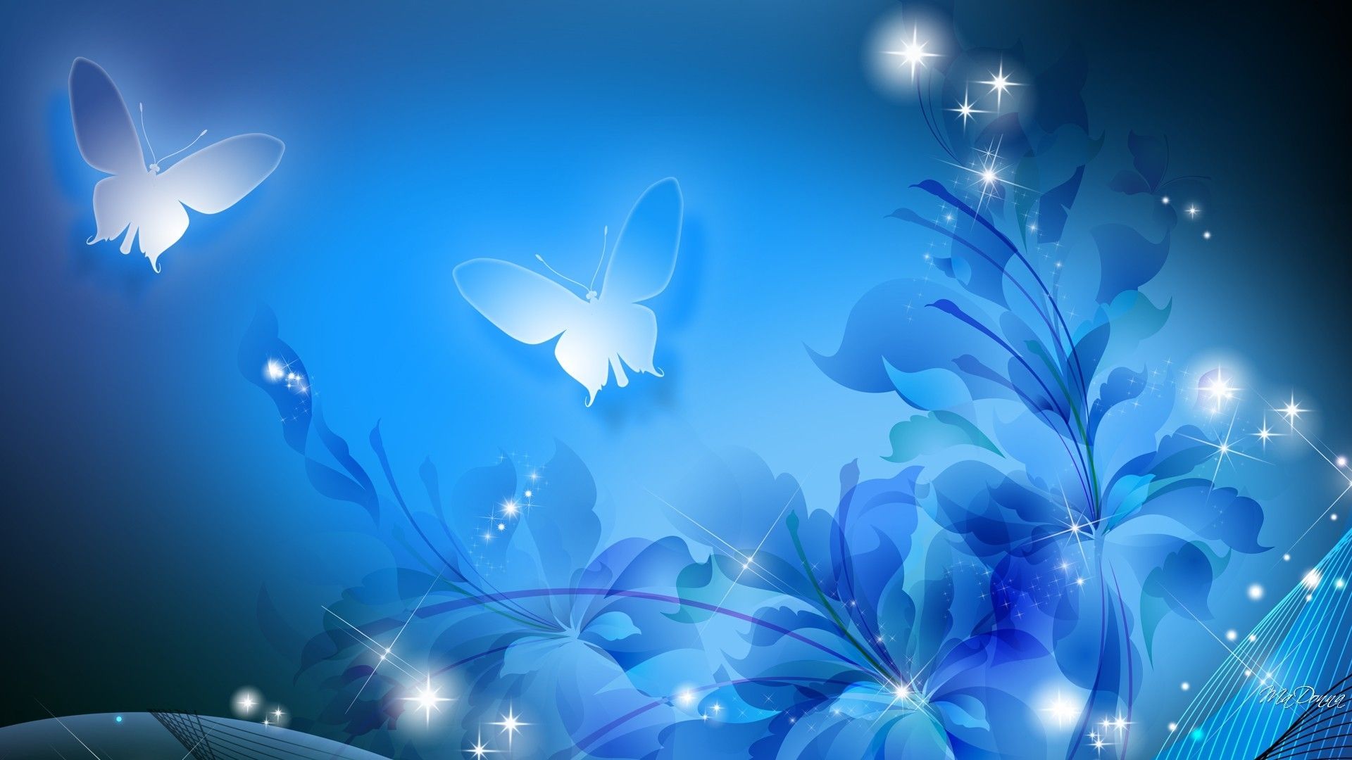 Cute blue wallpapers