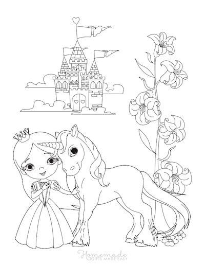 Magical unicorn coloring pages for kids adults unicorn coloring pages princess coloring pages birthday coloring pages