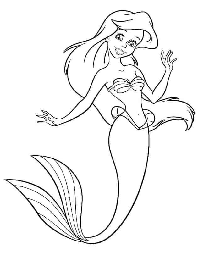 Princess ariel coloring pages princess coloring pages mermaid coloring pages mermaid drawings