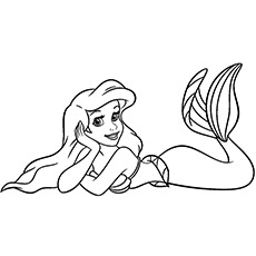 Top free printable little mermaid coloring pages online
