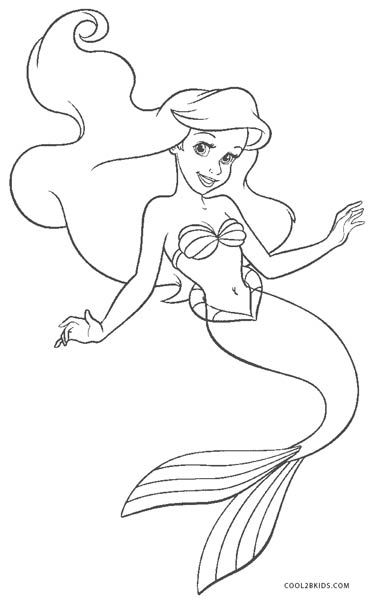 Ariel coloring pages coolbkids mermaid coloring book ariel coloring pages mermaid coloring