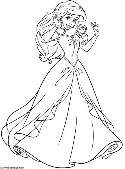 Little mermaid coloring pages ariel coloring pages