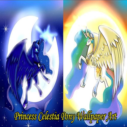 Princess celestia pony wallpaper art apk fãr android herunterladen