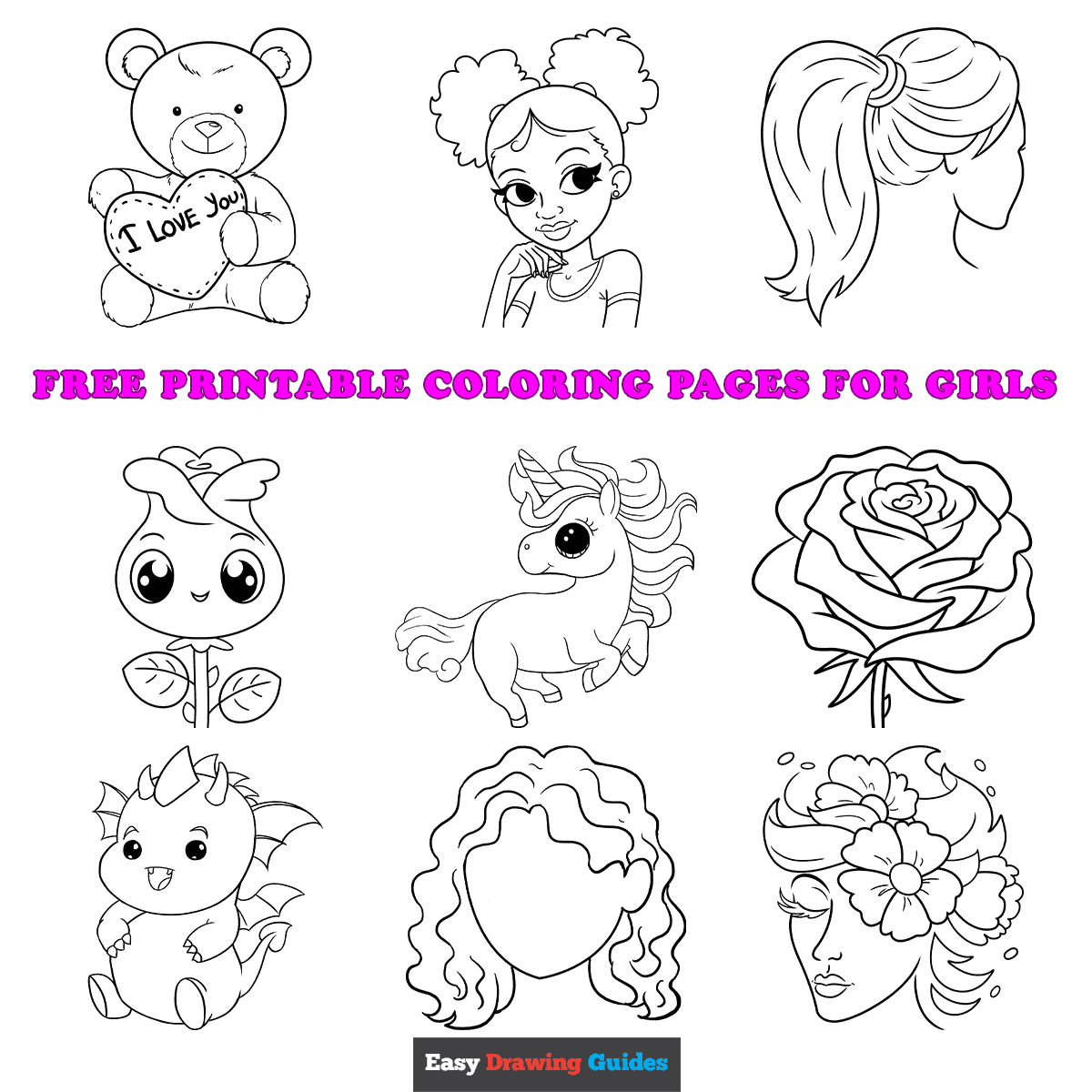 Free printable coloring pages for girls
