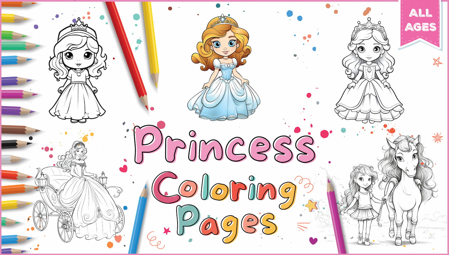 Best princess coloring pages