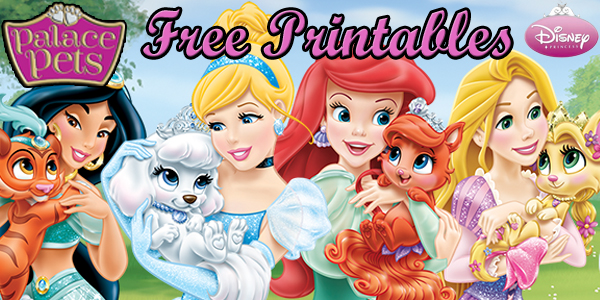 Disneys princess palace pets free coloring pages and printables â