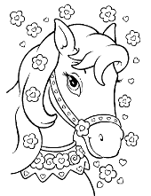 Princess coloring page for girls