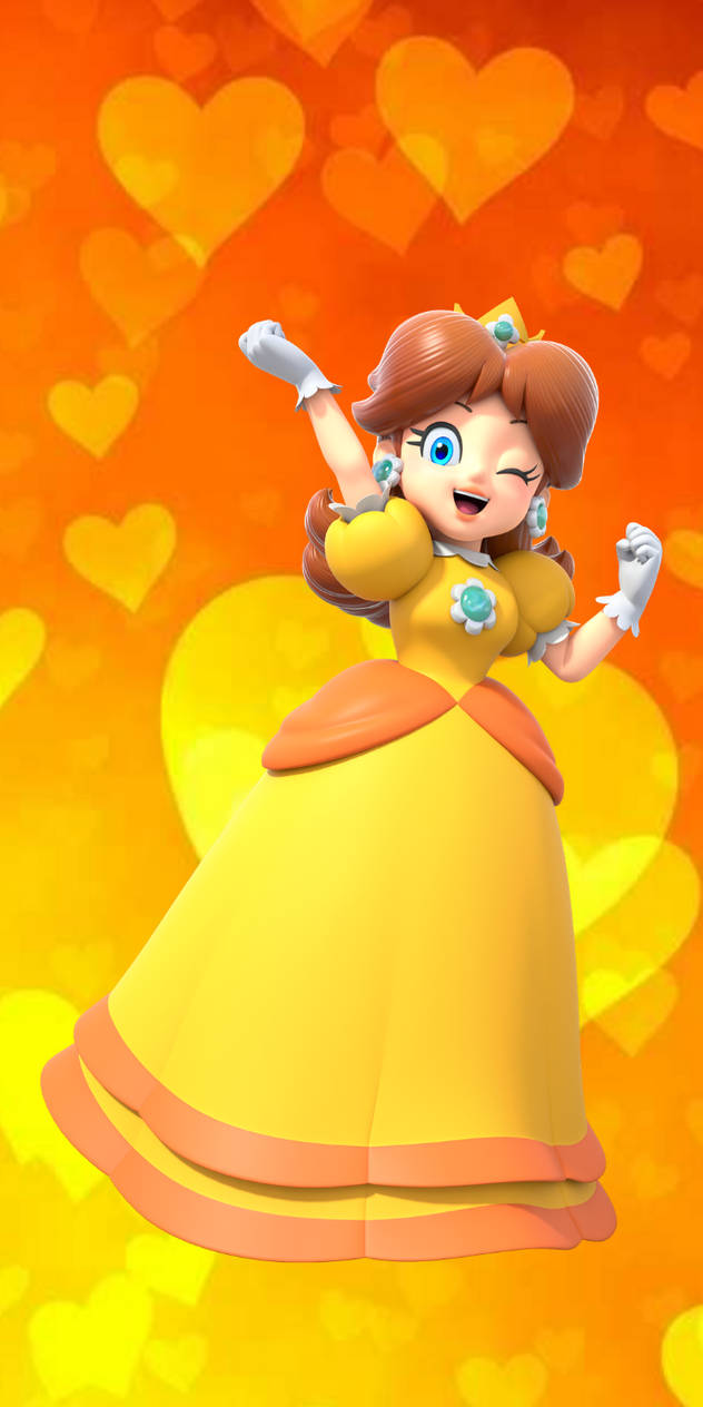 Princess daisy phone wallpaper by jpninja on