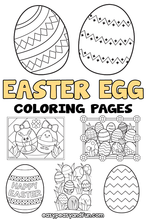 Easter egg coloring pages â printable coloring pages