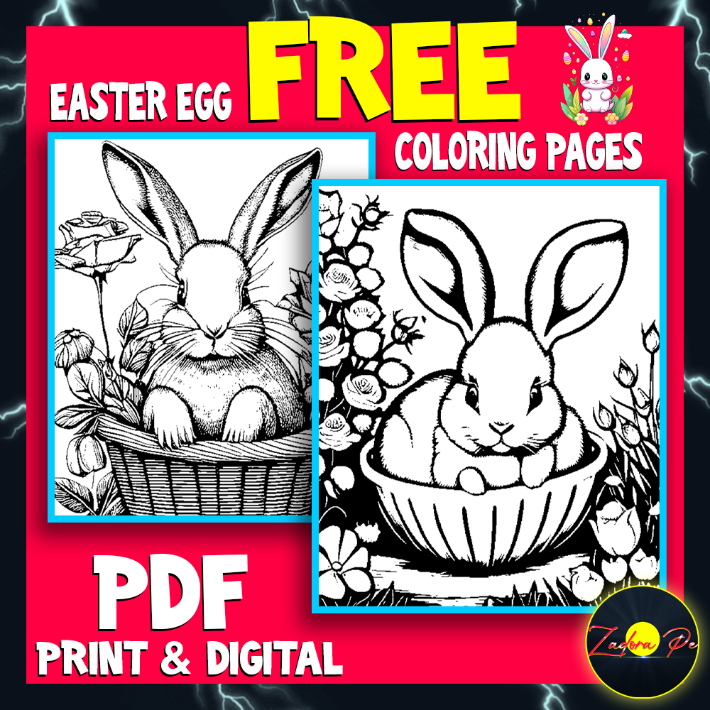 Easter egg coloring pages activities free made by teachers