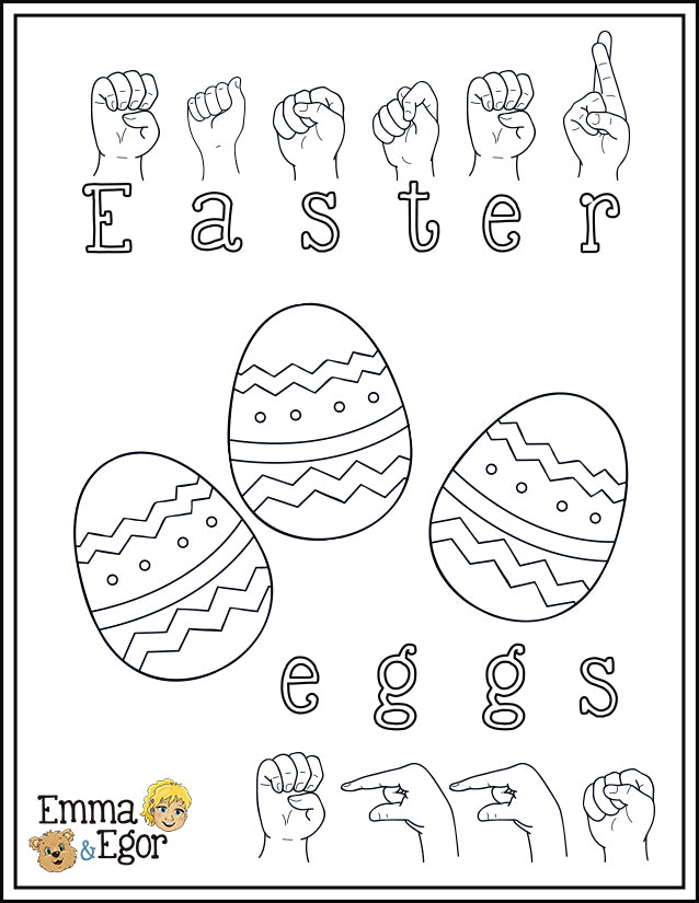 How to sign easter