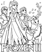 Frozen coloring pages sheets