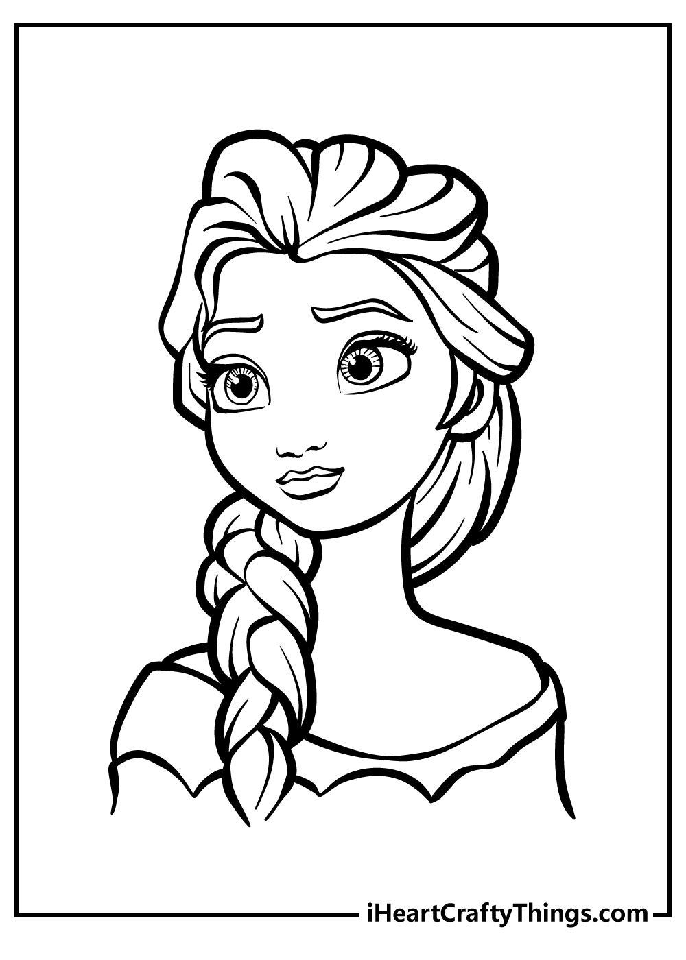 Elsa coloring pages free printables