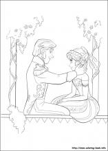 Frozen coloring pages on coloring