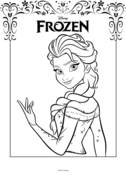 The frozen coloring pages free coloring pages
