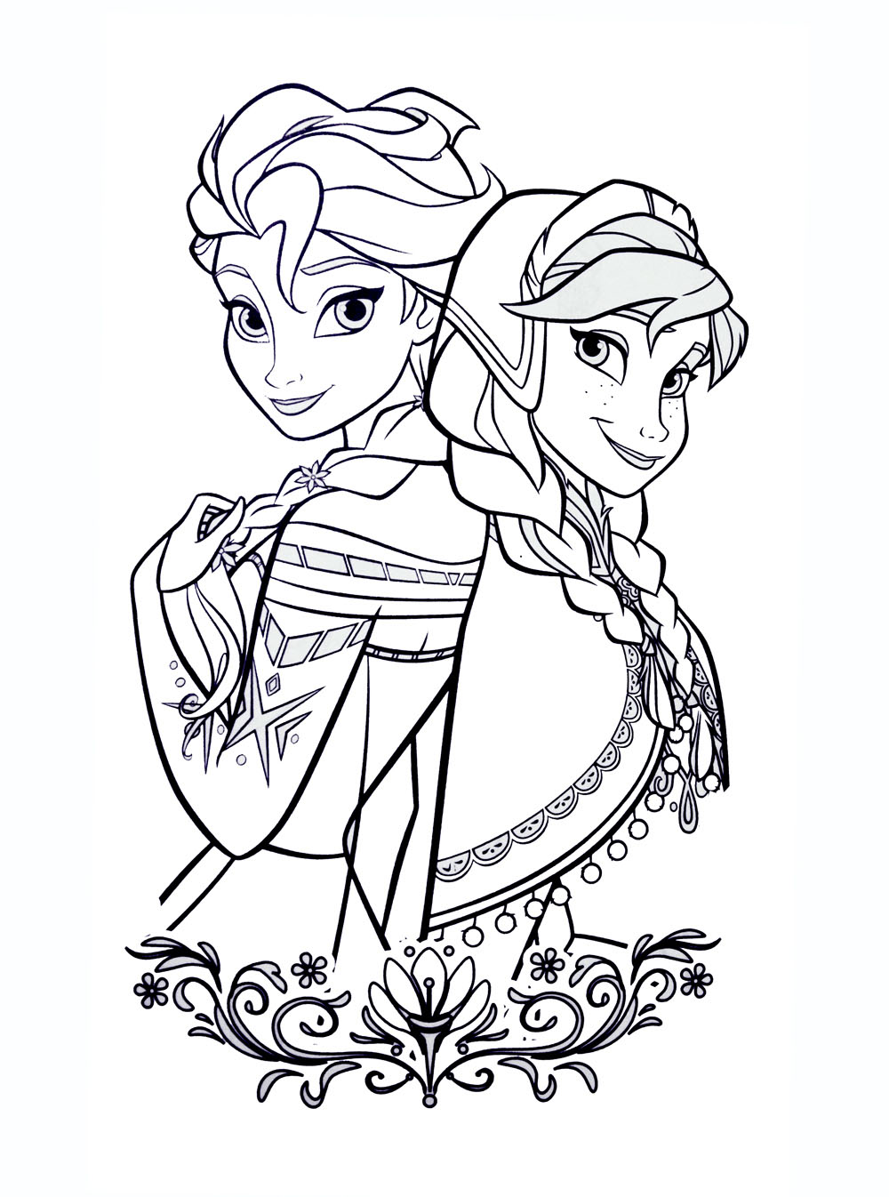 Frozen free to color for kids