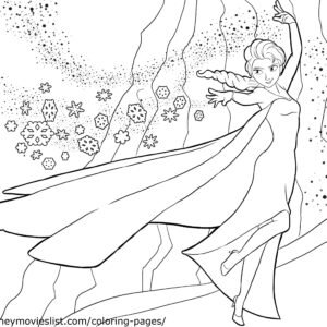 Frozen coloring pages printable for free download