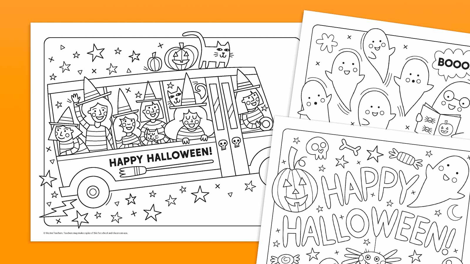 Halloween coloring pages grab our free download
