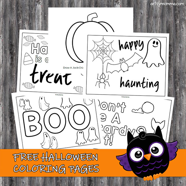 Free halloween coloring pages printable for keeping kids entertained
