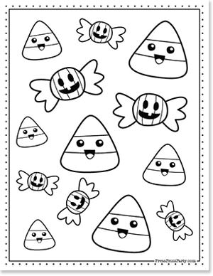 Halloween coloring pages free printable book kids will love