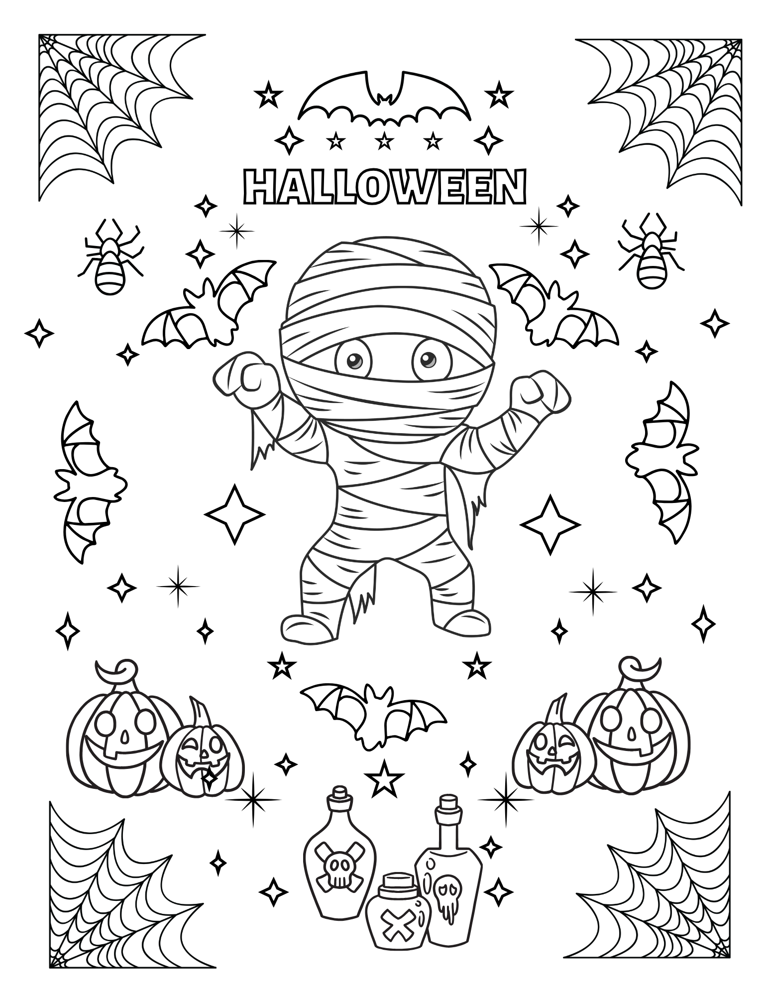 Bat themed free halloween coloring pages printable â